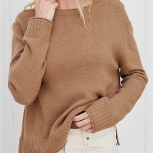 Jenni Kayne Everyday Sweater Dark Camel